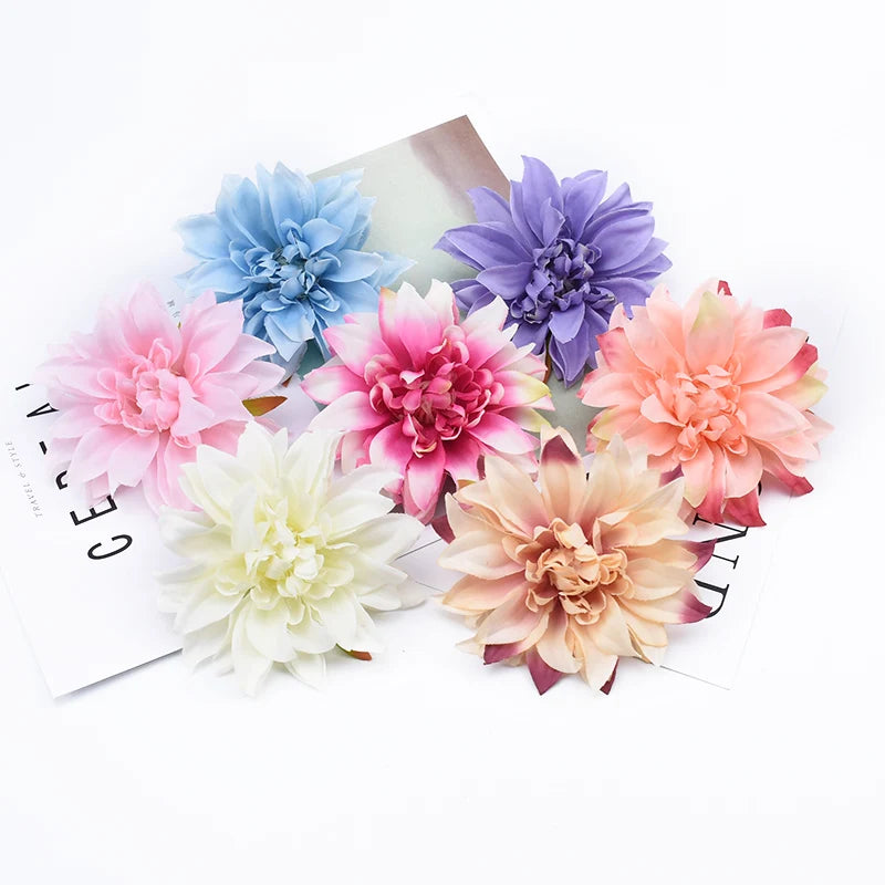 Silk Gerbera Artificial Flowers 5/10 Pcs – Wedding & Home Decor Artificial Flowers Axl