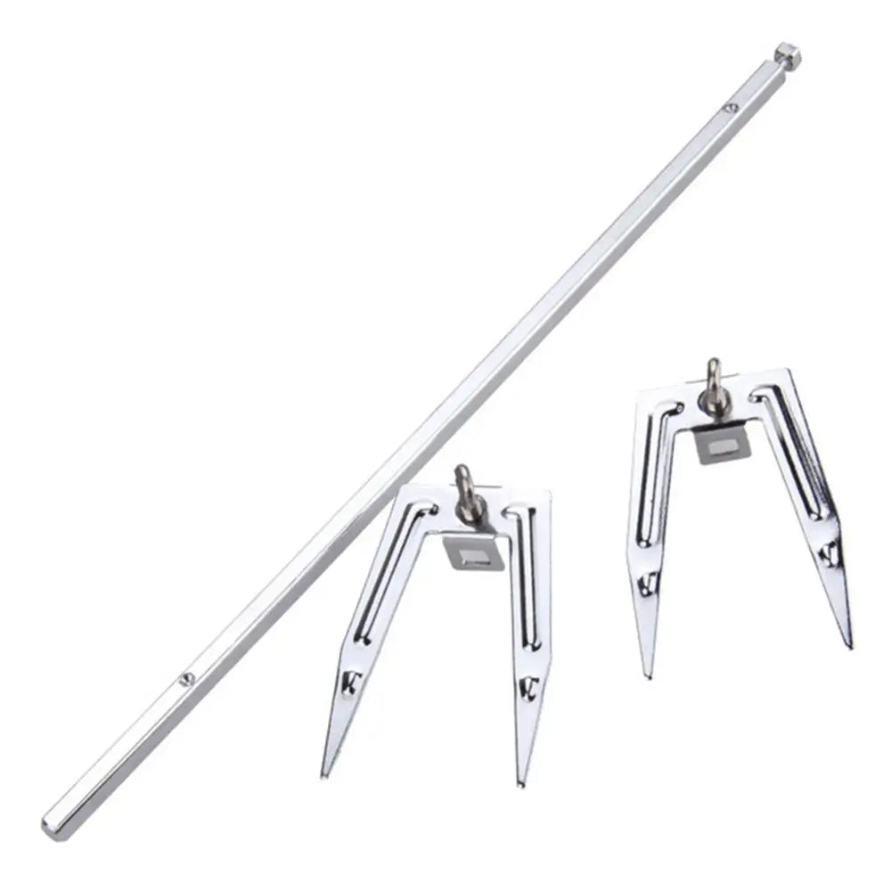 Rotisserie Chicken Skewer Rack – Steel BBQ & Oven Roasting Fork Rotisserie Roasting Rack Axl