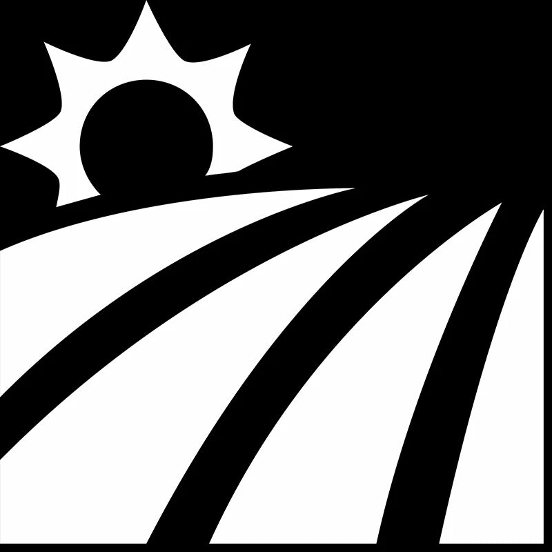 Sun Rise Car & Motorcycle PVC Sticker – Black & White Decal Car Vinyl Sticker Axl