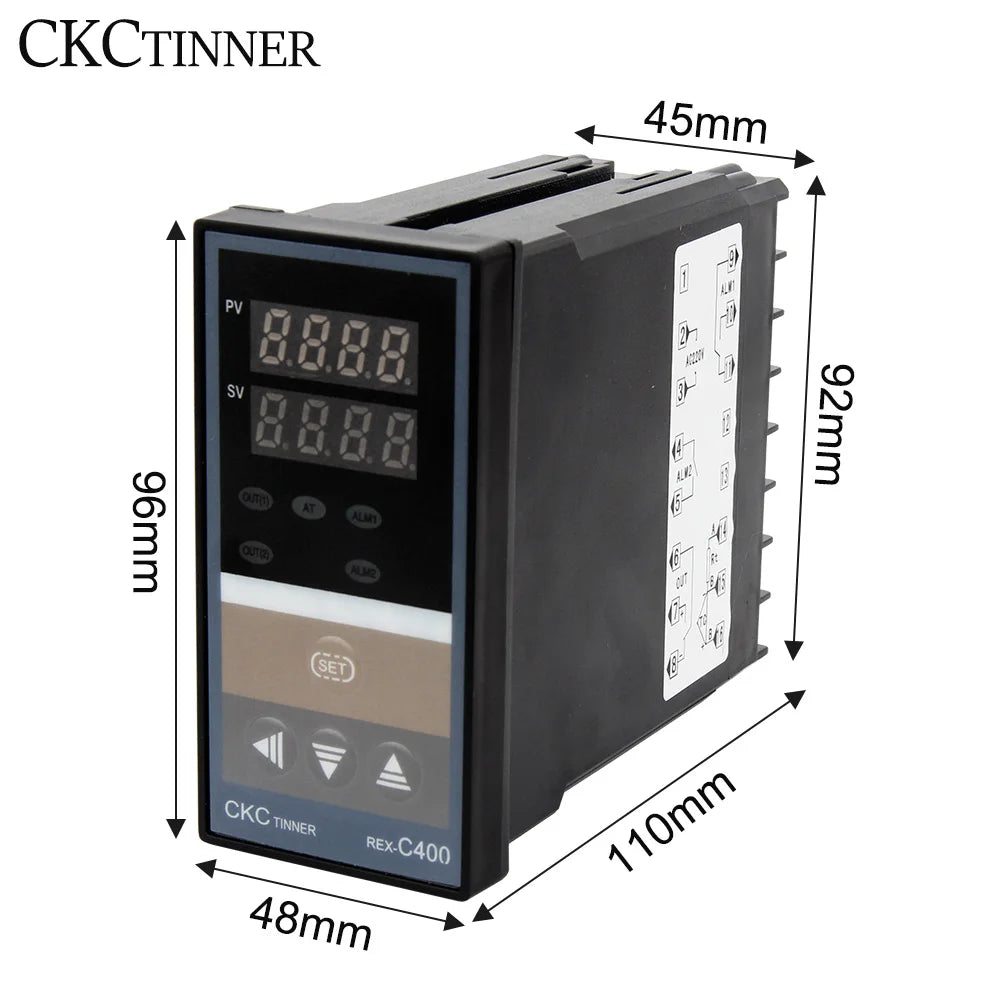 PID Digital Temperature Controller 220V REX-C Series | Thermostat PID Temperature Controller Axl