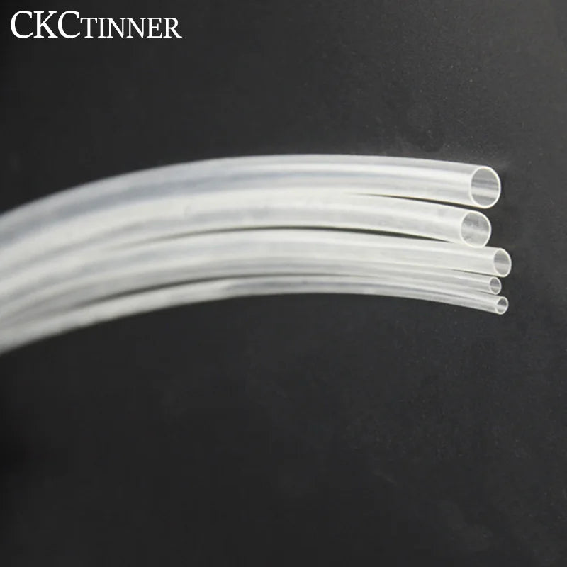 5M Transparent Heat Shrink Tubing 1–10mm | 2:1 Polyolefin Heat Shrink Tubing Axl