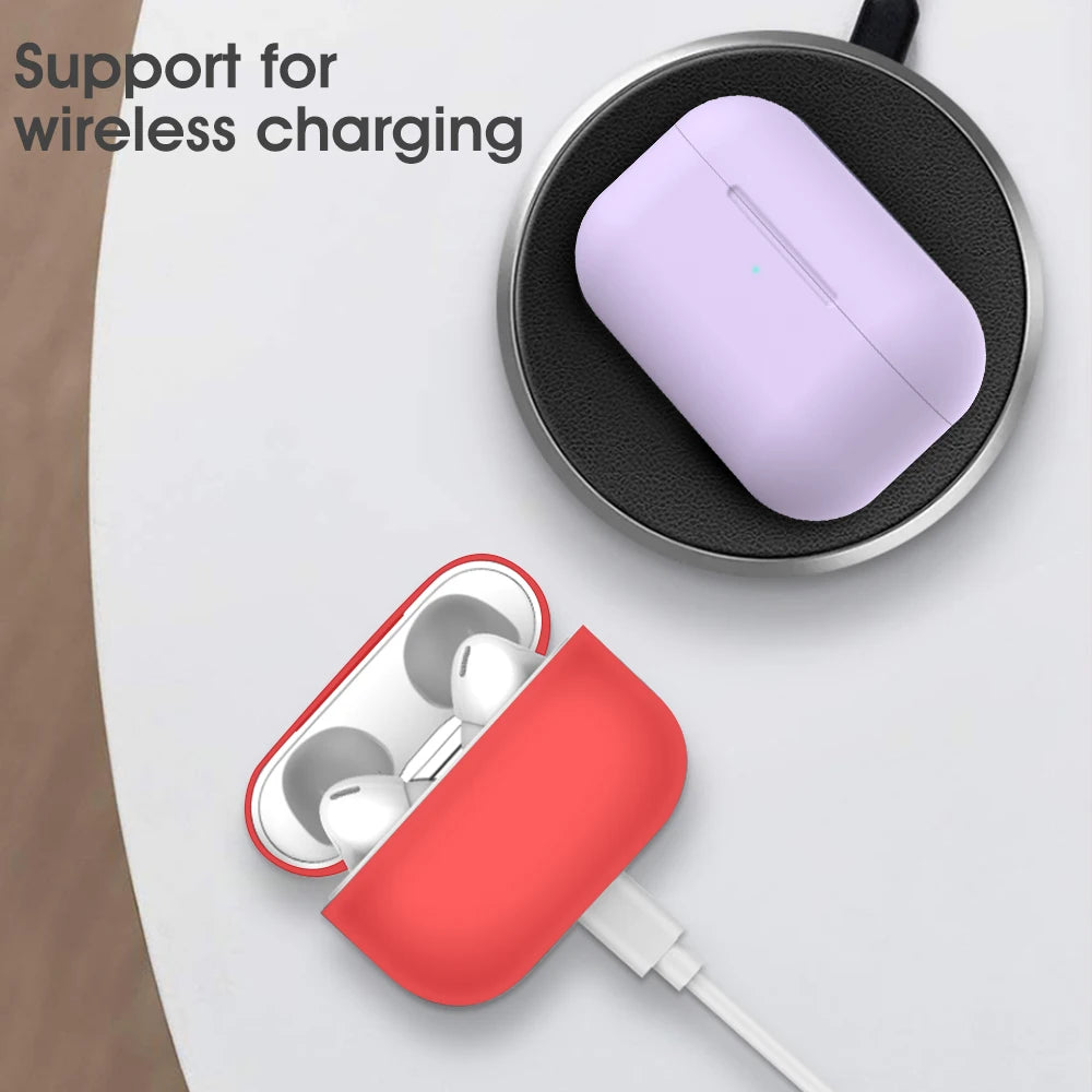 Silicone AirPods Pro & AirPods 3 Case – 20 Colors, 2 Styles Earphone Case Axl