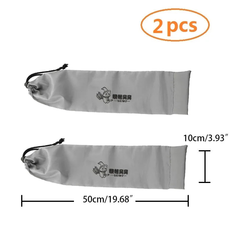 Oxford BBQ Skewer Storage Bag – Portable Roll-Up Grill Bag BBQ Skewer Bag Axl 2pcs 50cm Bag