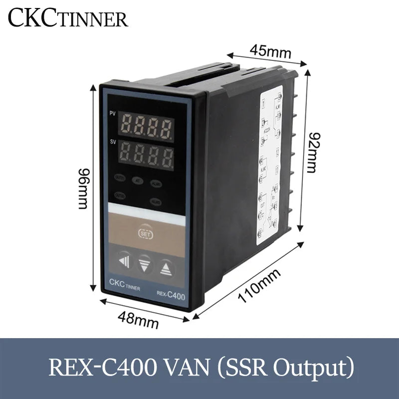 PID Digital Temperature Controller 220V REX-C Series | Thermostat PID Temperature Controller Axl REX-C400VAN