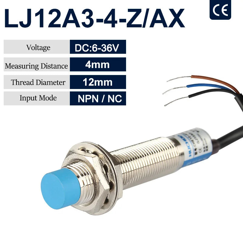 LJ12A3 12mm Inductive Proximity Sensor NPN PNP DC 6-36V Switch Proximity Sensor Switch Axl