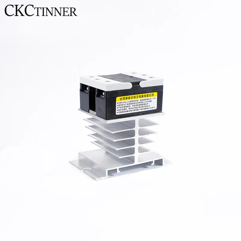SSR Aluminum Heat Sink for Single Phase Solid State Relay 10A–40A SSR Heat Sink Axl