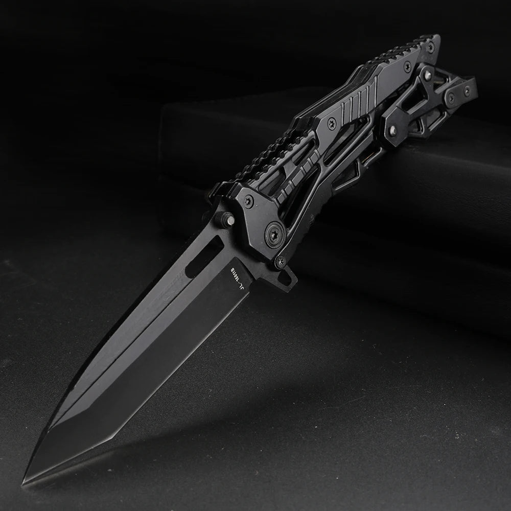 XUAN FENG Folding Pocket Knife – Stainless Steel Camping EDC Folding Pocket Knife Axl black China Mainland