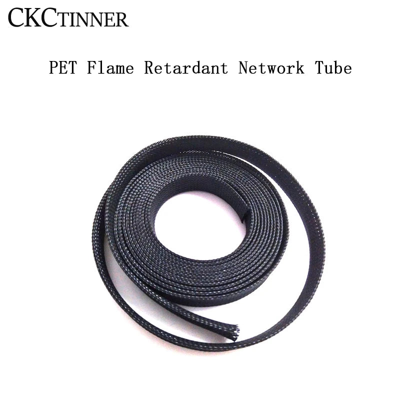 Black PET Braided Cable Sleeve 3–30mm | Wire Protection Cable Protection Sleeve Axl