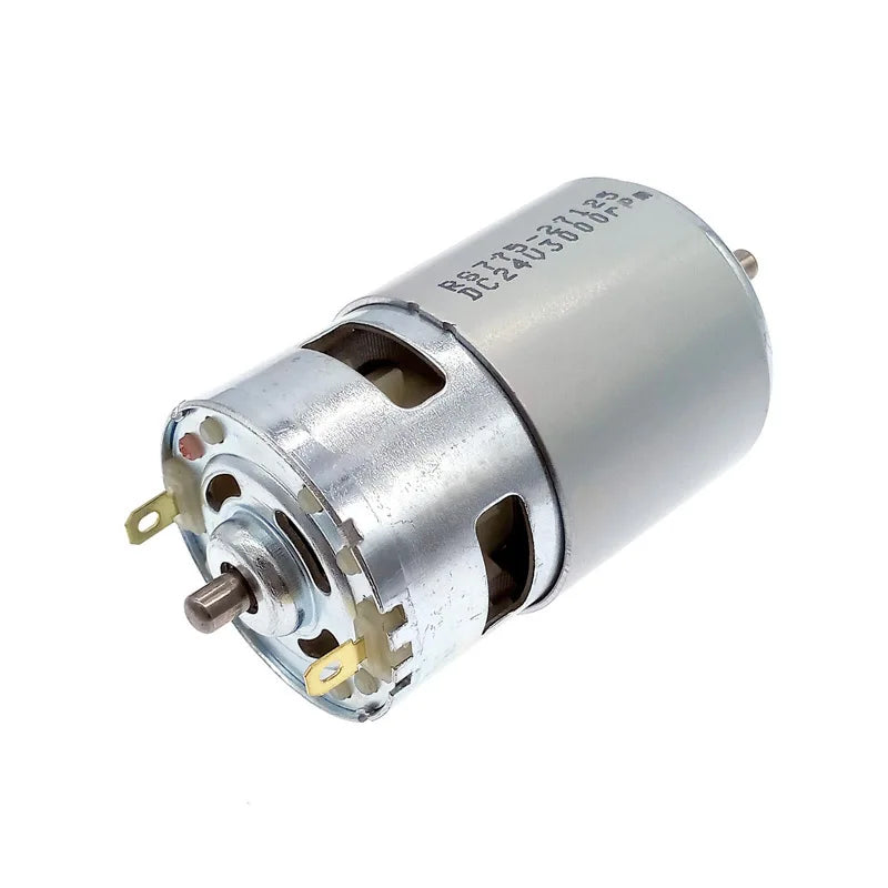 RS775 DC Motor 12V 24V Double Ball Bearing | High Torque Brushed DC Motor Axl