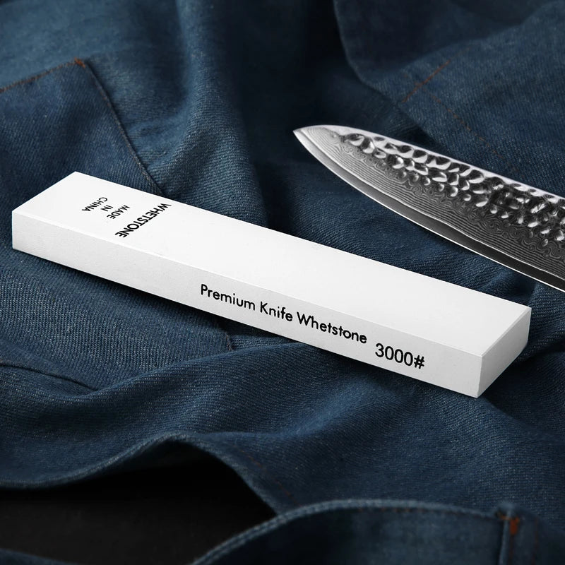 XINZUO Double-Sided 3000 Grit Whetstone Knife Sharpening Stone Knife Sharpening Stone Axl