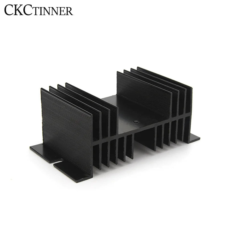 Aluminum SSR Heat Sink Base for Solid State Relay 10A–100A SSR Heat Sink Axl