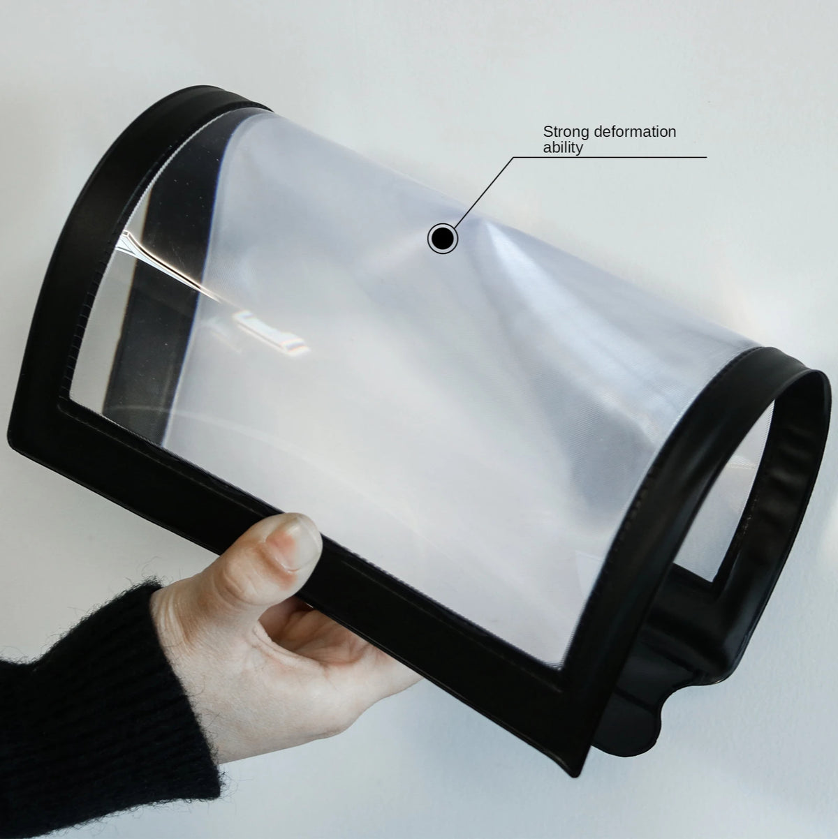 A4 Flexible Card Magnifier – 3x Portable Thin PVC Reading Lens Card Magnifier Axl
