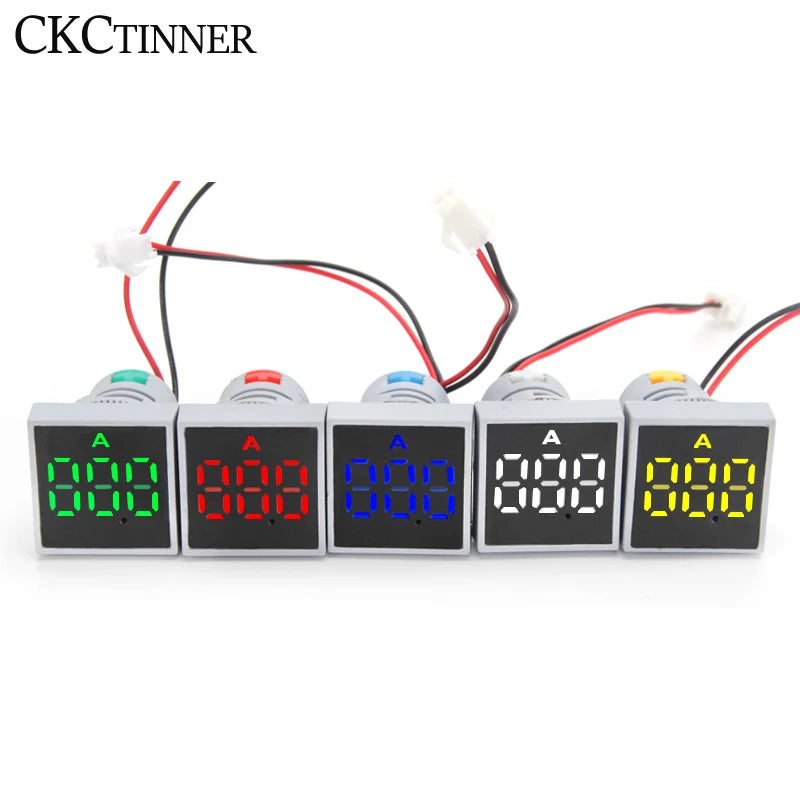 22mm Digital Ammeter 0-100A LED Panel Current Meter AC Digital Panel Ammeter Axl