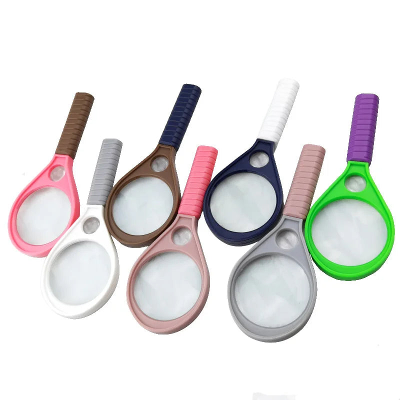 Handheld Magnifying Glass with Leather Case – Pocket Magnifier Handheld Magnifier Axl