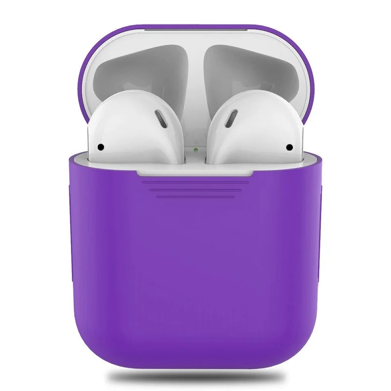 Silicone AirPods Pro 1 2 3 Case Cover with Hook – 20 Colors