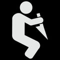 Funny Cartoon Reflective Vinyl Car Sticker Decal – PVC Decal Vinyl Car Decal Axl Blue