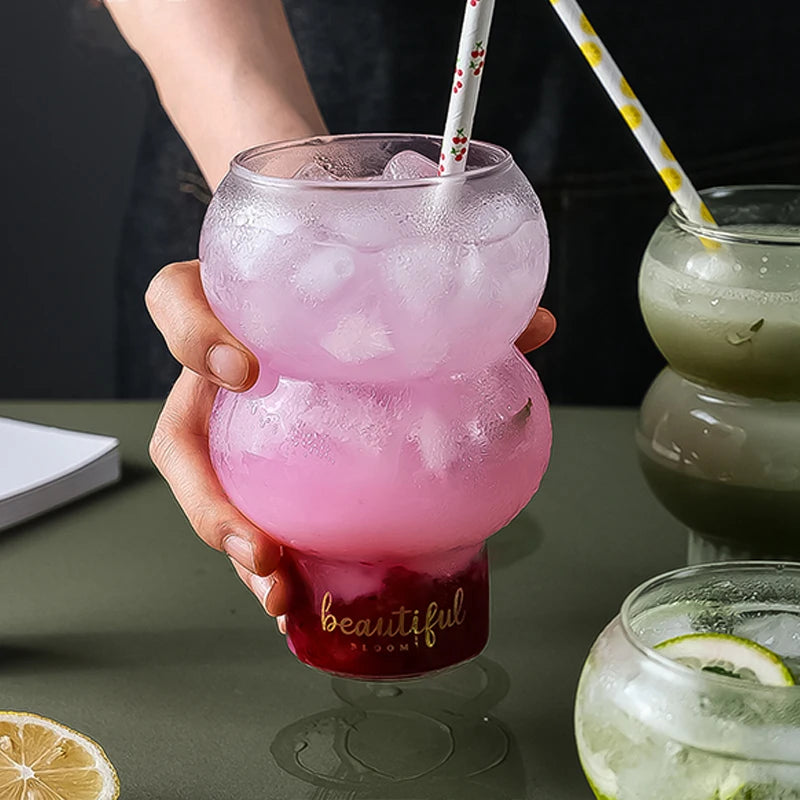 KEMORELA Nordic Ball Glass Cup – Cocktail, Dessert & Coffee Mug Cocktail Glass Axl