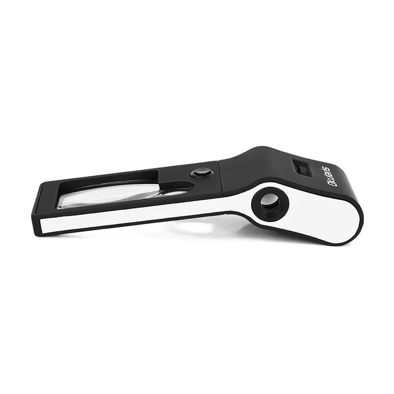 3X 10X 55X Magnifier Loupe with LED & UV Light | 3-Lens Magnifier Loupe Axl