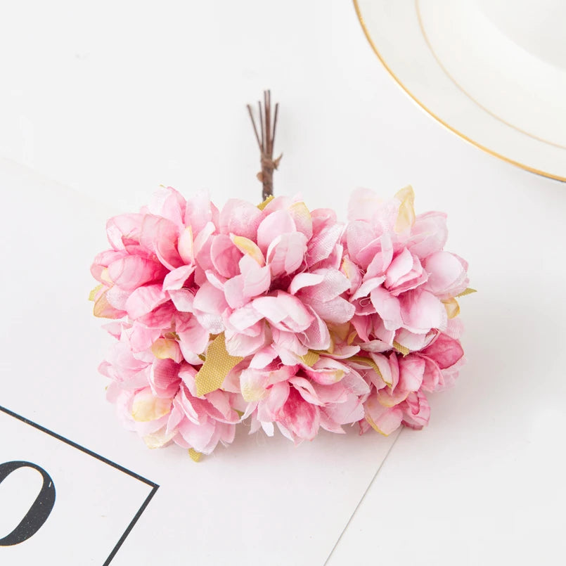 Silk Carnation Artificial Flowers UV Protection – 6 or 18 Pcs Artificial Silk Flowers Axl Pink 18pcs