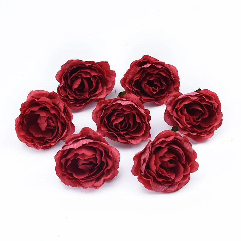 Silk Rose Heads 30/50 Pcs – 4cm Artificial Flowers for Weddings Artificial Silk Flowers Axl 15 30 Pieces