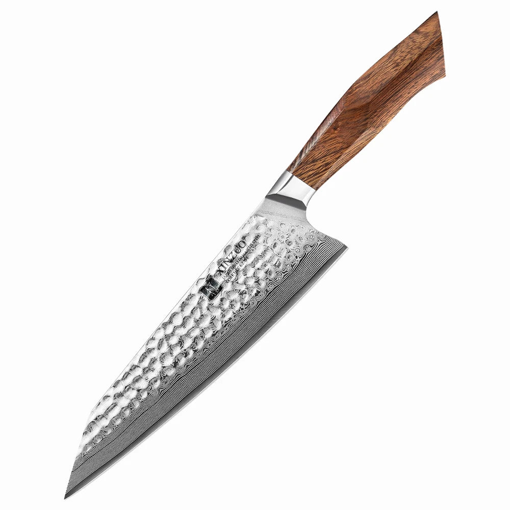 XINZUO 8.5" Damascus SRS13 Chef Knife – Ironwood Handle Damascus Chef Knife Axl Only Knife China Mainland 8.5 inch