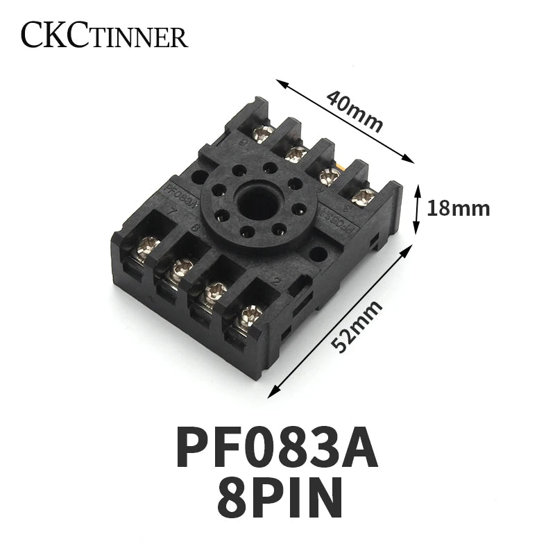 Relay Socket Base PF083A 8-Pin PF113A 11-Pin | DIN Rail Mount Relay Socket Base Axl PF083A
