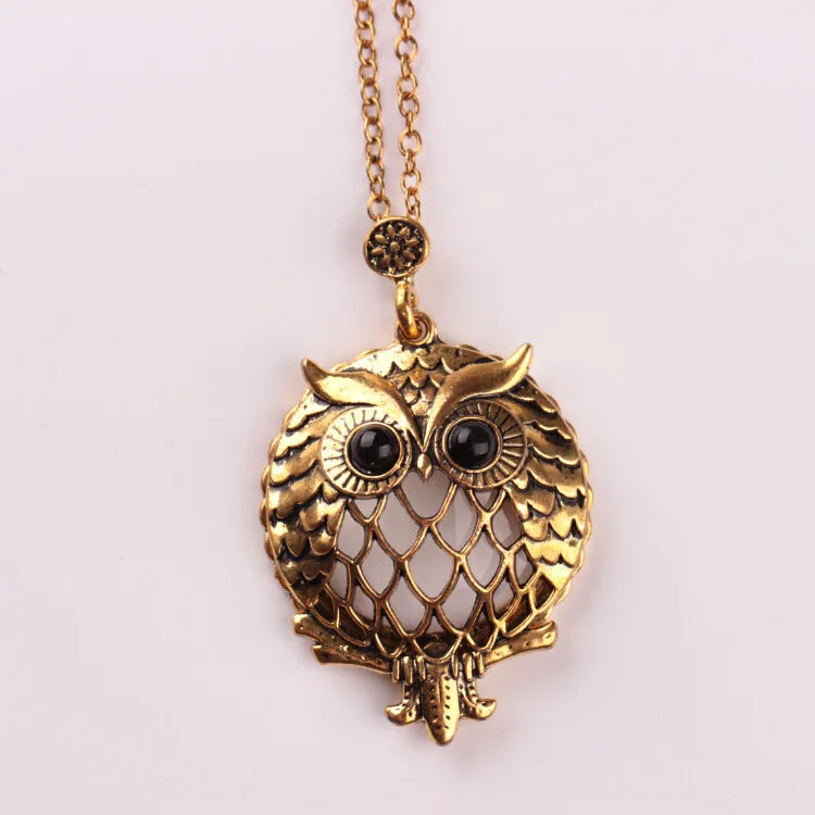 Vintage Magnifying Glass Necklace Pendant – 2.5X Metal Chain Magnifier Necklace Pendant Axl Brown