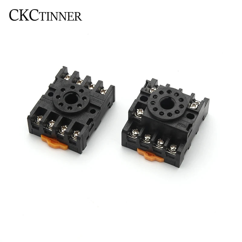 Relay Socket Base PF083A 8-Pin PF113A 11-Pin | DIN Rail Mount Relay Socket Base Axl