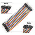40-Pin Dupont Jumper Wires M/M M/F F/F – PCB & Arduino DIY Jumper Wire Kit Axl Male to male 20Pin 10cm