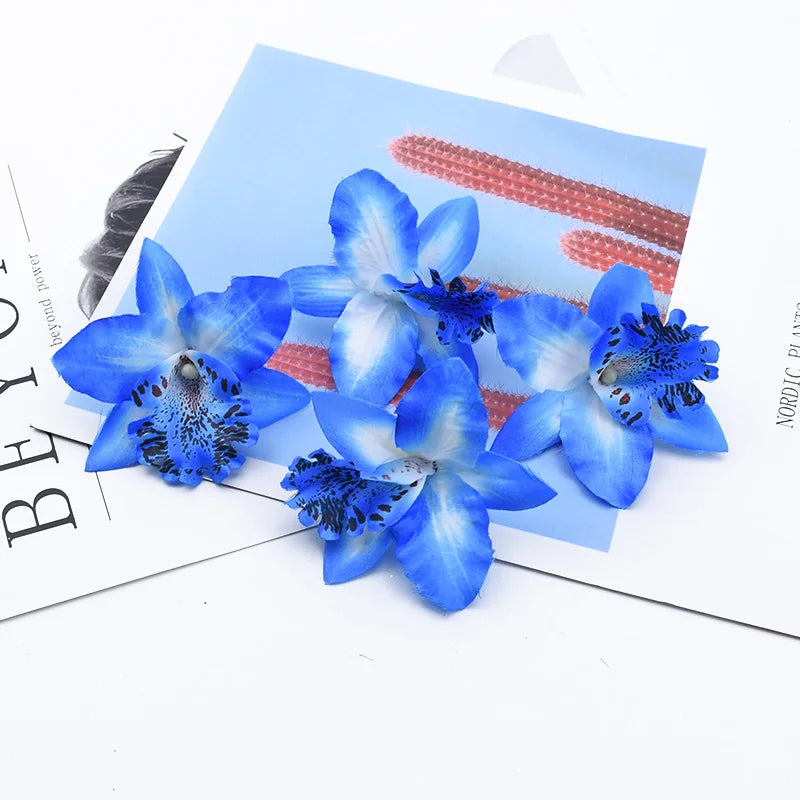 Silk Butterfly Orchid Artificial Flowers 20/50 Pcs – Wedding Décor Artificial Flowers Axl 5 20Pieces