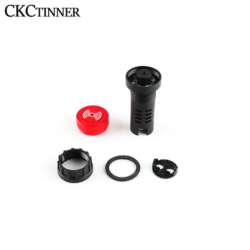 AD16-22SM 22mm LED Flash Signal Indicator Light & Buzzer Alarm LED Indicator Light Axl