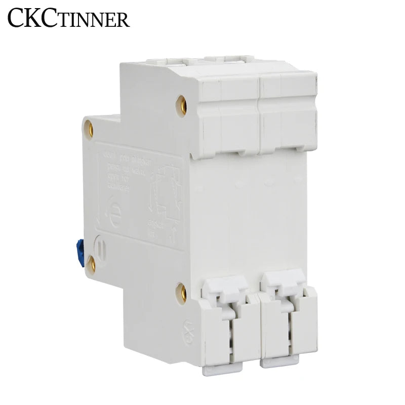 DZ47-63 2-Pole MCB 6A–63A 400V Mini Circuit Breaker DIN Rail Mini Circuit Breaker Axl
