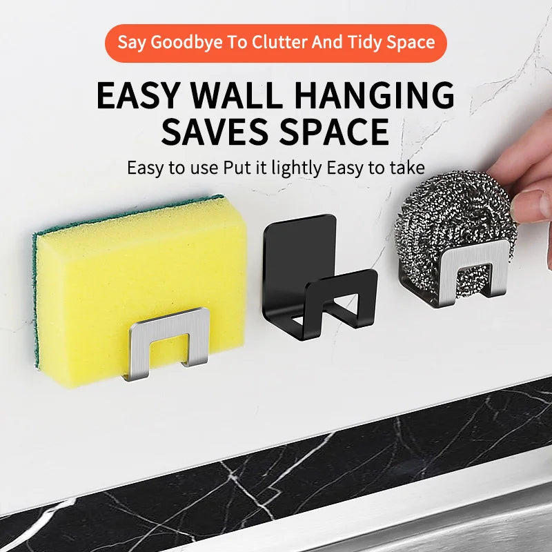 KEMORELA Stainless Steel Sink Sponge Holder – Kitchen Organizer Sink Sponge Holder Axl