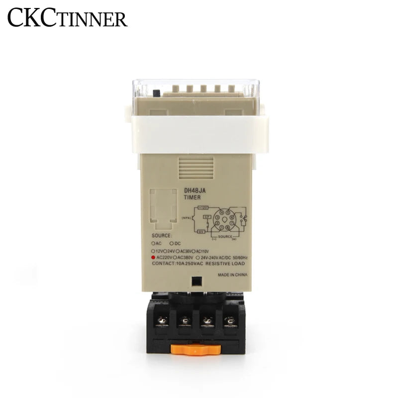 DH48J-8A Digital Preset Counter LCD 1–999900 Relay 8-Pin Digital Preset Counter Axl