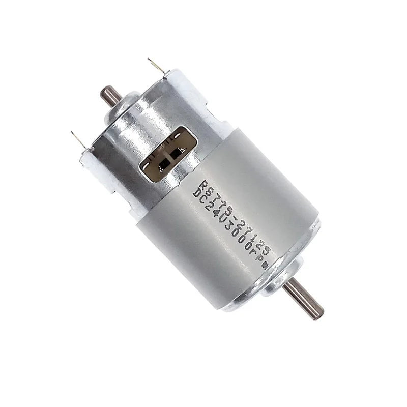 RS775 DC Motor 12V 24V Double Ball Bearing | High Torque Brushed DC Motor Axl