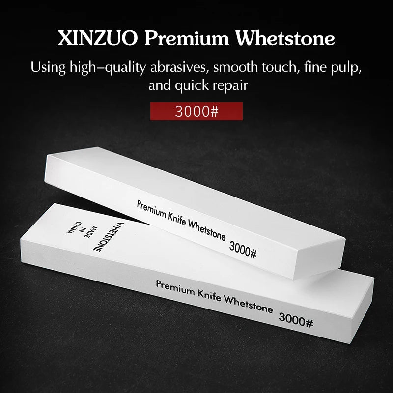 XINZUO Double-Sided 3000 Grit Whetstone Knife Sharpening Stone Knife Sharpening Stone Axl