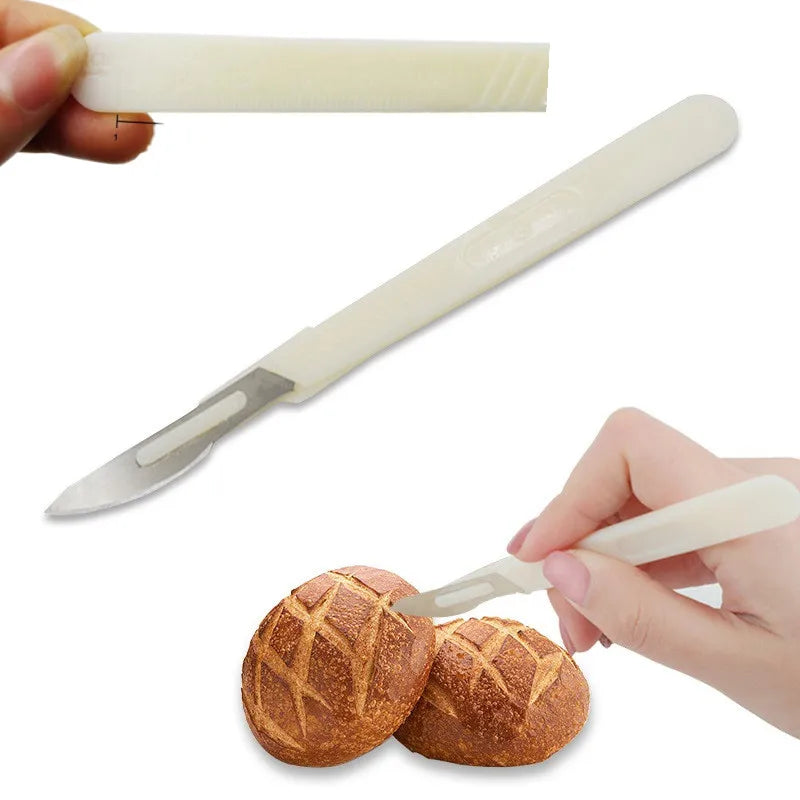 Baguette Bread Scoring Knife – Sharp Carbon Steel Slicing Tool Bread Scoring Knife Axl
