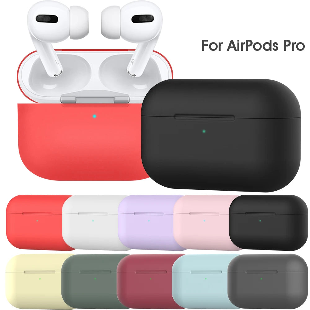Silicone AirPods Pro & AirPods 3 Case – 20 Colors, 2 Styles Earphone Case Axl