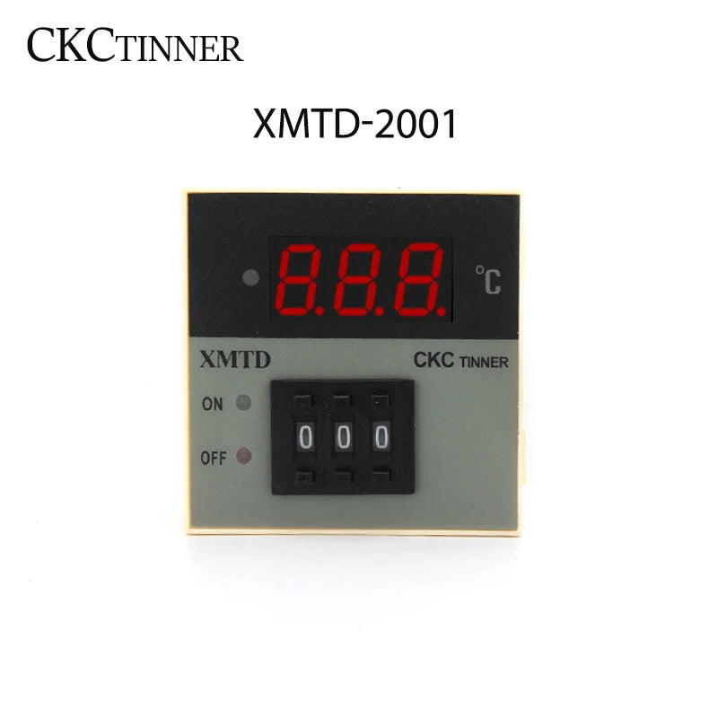 XMTD-2001 PID Digital Temperature Controller K/E/PT100 0-999℃ Temperature Controller Axl