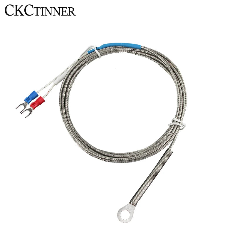 6mm Washer K/E Type Thermocouple Temperature Sensor Probe Thermocouple Sensor Probe Axl