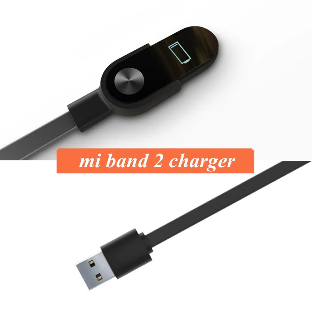 USB Charging Cable for Xiaomi Mi Band 2 3 4 – Replacement Cord Smartwatch Charging Cable Axl