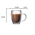 KEMORELA Double Wall Glass Cup – Coffee, Whiskey & More Double Wall Glass Cup Axl 250ML 401-500ml