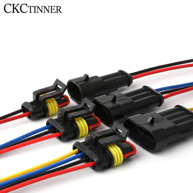 Waterproof Automotive Connector 1–6 Pin Male Female Wire Plug Automotive Wire Connector Axl