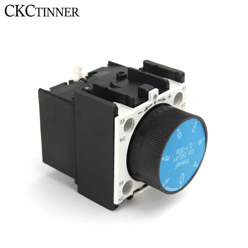 LA2-D22 Time Delay Auxiliary Contact Module NO+NC Silver Point Delay Contact Module Axl