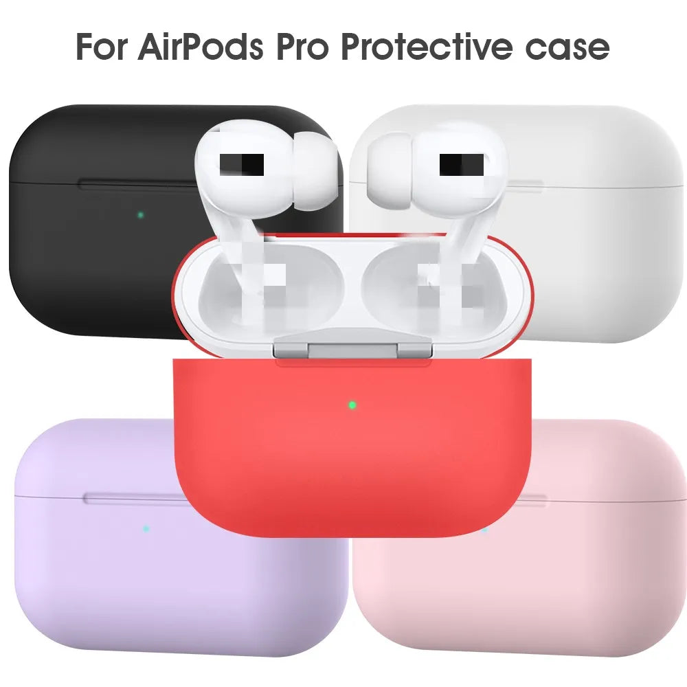 Silicone AirPods Pro & AirPods 3 Case – 20 Colors, 2 Styles Earphone Case Axl