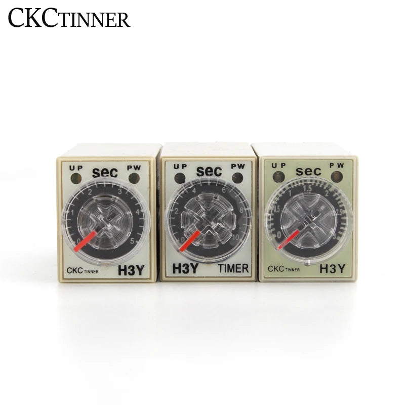 H3Y-4 Power-On Delay Time Relay 14-Pin + PYF14A Socket Time Delay Relay Axl 0-60M