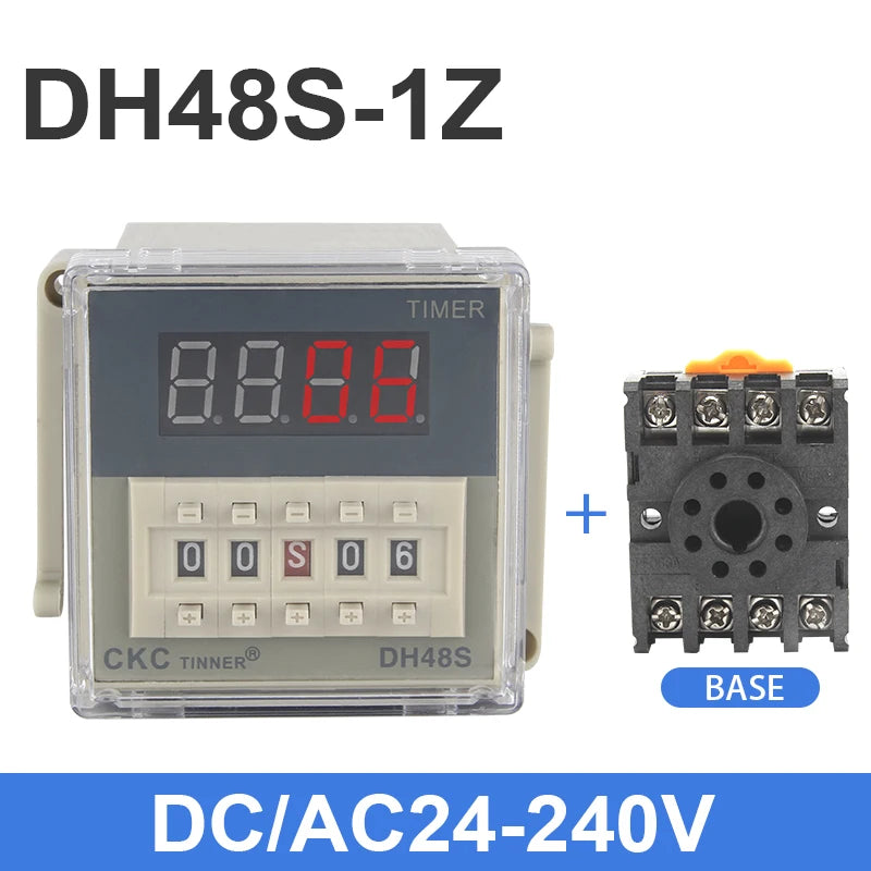 DH48S-1Z Digital Programmable Timer Relay Switch AC/DC Timer Relay Switch Axl DCAC24-240