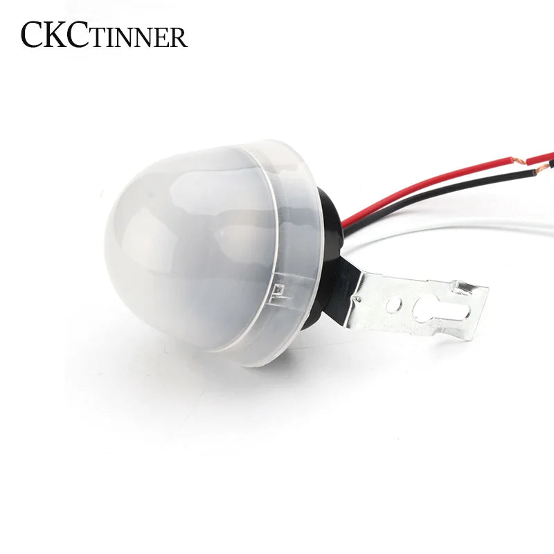AS-20 Photocell Light Switch – Auto Dusk-to-Dawn, 110V/220V/DC12V Photocell Sensor Switch Axl