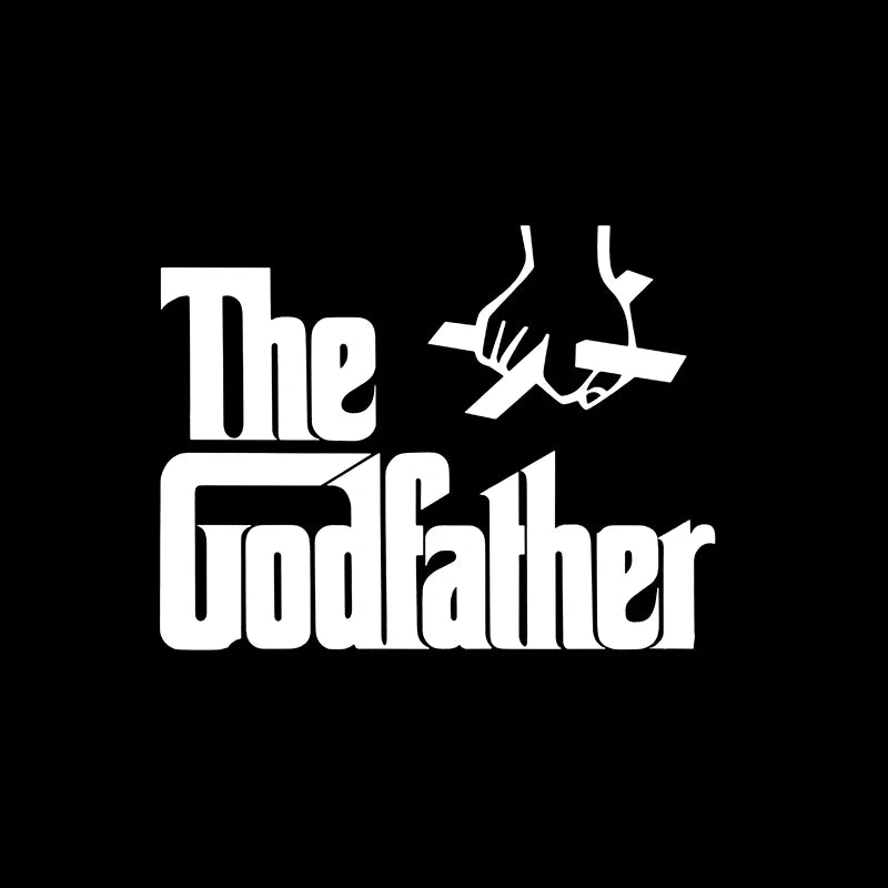 Godfather PVC Die-Cut Car Sticker – Funny Auto Decal 10x10cm Car Decal Sticker Axl black