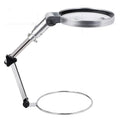 LED Desktop Magnifying Glass with Stand – 2.5x 120mm Folding Desktop Magnifier Axl 120mm 2.5X